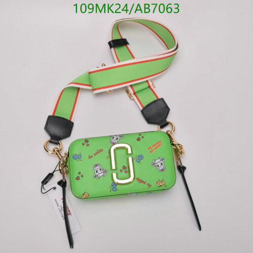 Marc Jacobs Snapshot DTM Crossbody Bag in Green Cowhide Leather