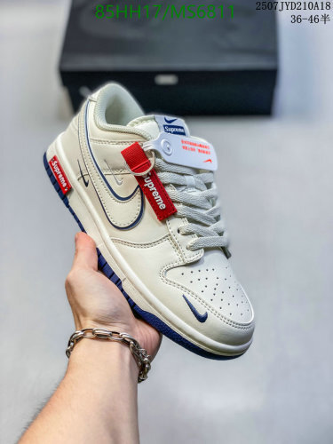 Nike Dunk Low White Navy Sneakers - Unisex Sizes EU36-46