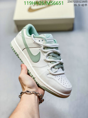 Nike Dunk Low Women's Sneakers - White/Mint - MS6651 - EU36-42