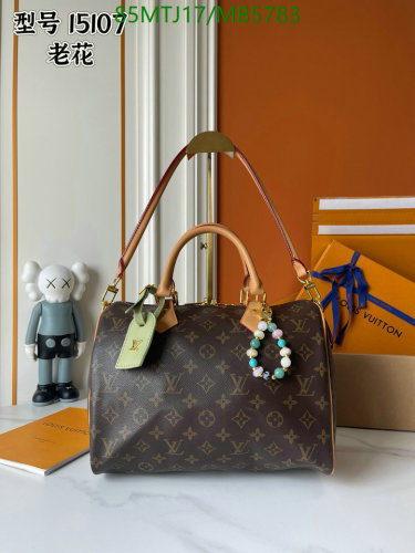 Louis Vuitton Speedy 30 Handbag Monogram Canvas, Top Handle Bag, 30 x 21 x 17 cm