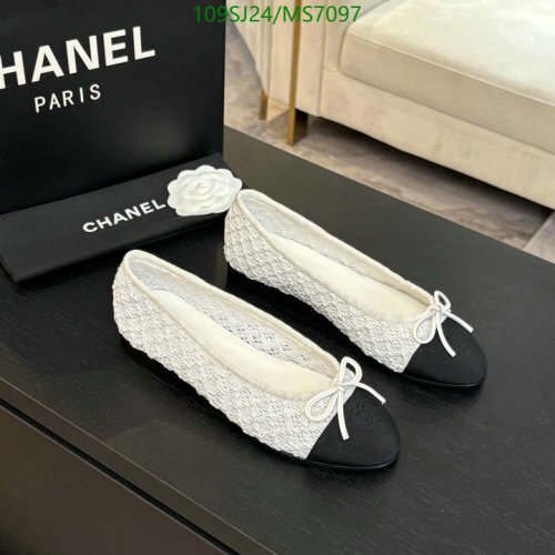 Chanel Women's MS7097 Sheepskin & Leather Ballet Flats - EU34-43