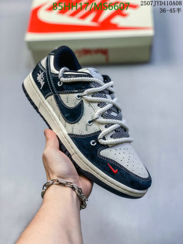 Nike Dunk Low x Stüssy Shoes MS6607 - Unisex EU36-45 Sneaker