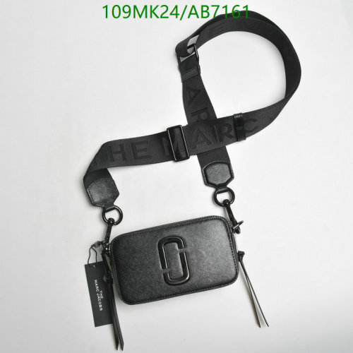 Marc Jacobs Snapshot Crossbody Bag, Cowhide Leather, 18.5*10.5*6cm - Black