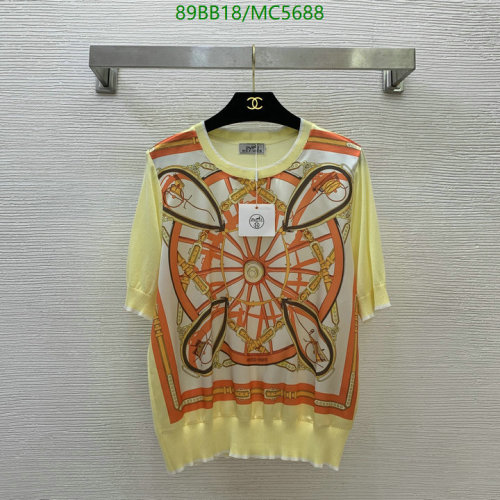 Hermes Silk T-Shirt with Equestrian Print - Elegant and Comfortable