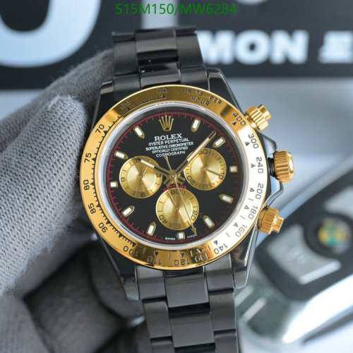 Rolex Daytona Black Gold Stainless Steel Sapphire Crystal Men's Watch 40mm