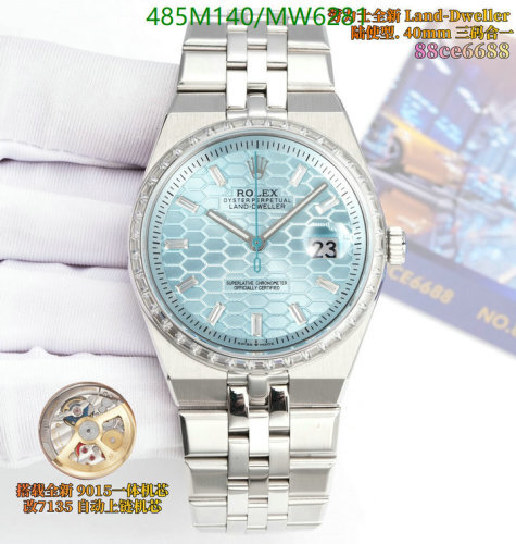 Rolex Land-Dweller Stainless Steel Watch, 40mm/36mm, Mirror Quality, Automatic