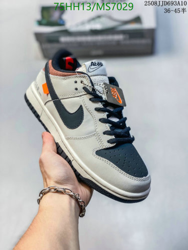 Nike Dunk Low Grey Black Shoes MS7029, Unisex, EU36-45, Comfortable Sneakers 7 Nike Dunk Low Grey Black Shoes MS7029, Unisex, EU36-45, Comfortable Sneakers