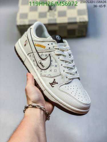 Louis Vuitton Lakers Custom Dunk Low Sneakers - MS6972 - Unisex Sizes EU36-45 7 Louis Vuitton Lakers Custom Dunk Low Sneakers - MS6972 - Unisex Sizes EU36-45