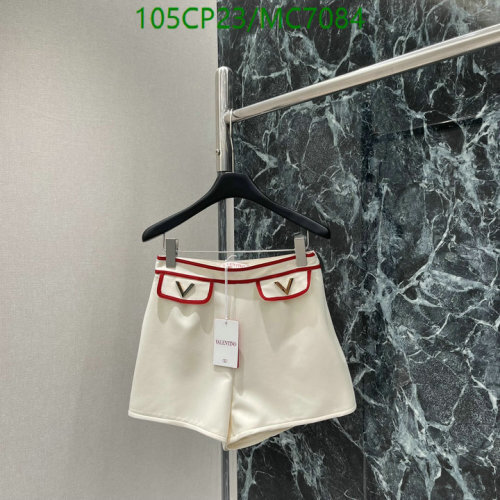 Valentino Women's Ivory Shorts with Red Trim - Size S-L Available