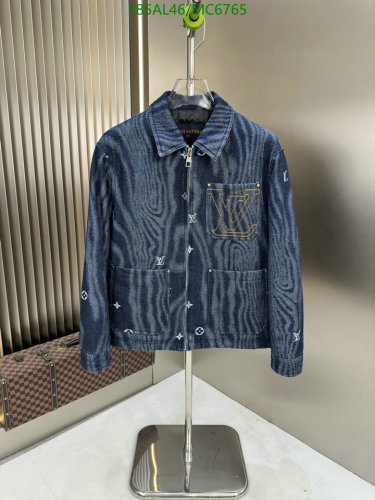 Louis Vuitton Men's Denim Jacket with Signature Monogram - Stylish & Warm