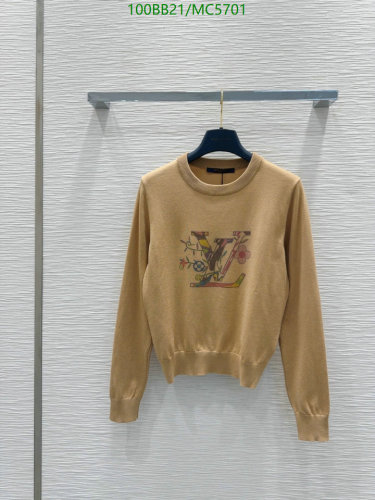 Louis Vuitton Wool Sweater with Floral Logo - Luxurious Knitwear