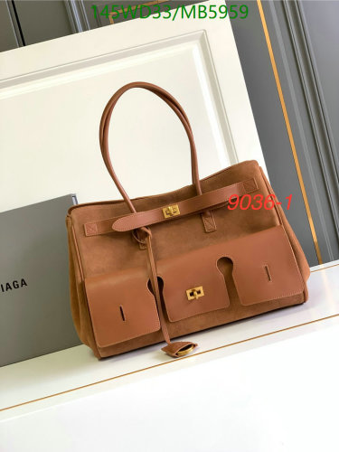 Balenciaga 9036 Genuine Leather Tote Bag - Stylish & Functional