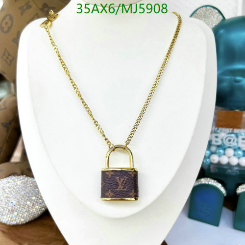 Louis Vuitton Padlock Pendant Necklace - Gold Chain with Signature Monogram 3 Louis Vuitton Padlock Pendant Necklace - Gold Chain with Signature Monogram