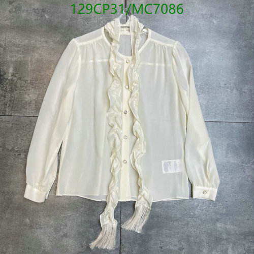 Valentino Silk Blouse with Ruffle Detail and Tie Neck - Sizes S to XL