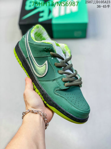 Nike SB Dunk Low Pro "Chlorophyll" Unisex Skateboarding Shoes - EU36-45
