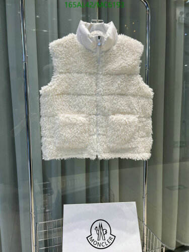 Moncler Women's White Lambswool Down Vest - Warm & Stylish