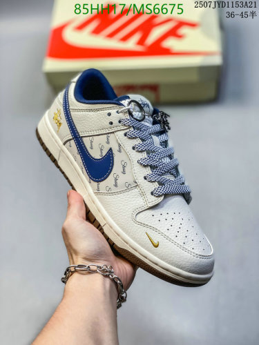 Nike Dunk Low Off-White Sneakers - Men's Shoes - MS6675 - EU36-45 7 Nike Dunk Low Stussy Fossil Sneakers MS6675 - Unisex EU36-45, Ivory/Blue