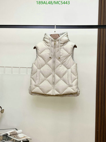MaxMara Women's Goose Down Padded Vest Jacket - Warm and Stylish