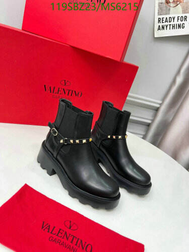Valentino Garavani Rockstud Ankle Boots Women's Black Leather EU35-EU41