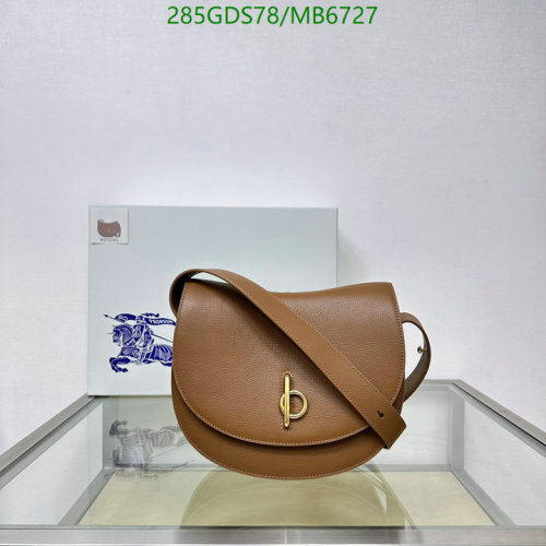 Burberry TB Bag, Calfskin Leather, 26 cm - Stylish and Functional