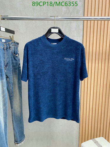 Christian Dior Men's Blue Cotton T-Shirt - Comfortable, Stylish, and Versatile