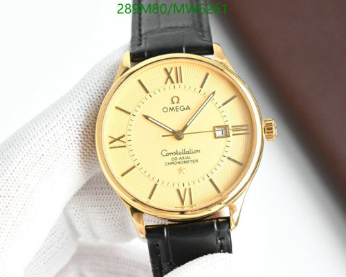 Omega Constellation Co-Axial Chronometer, 40mm, Stainless Steel, Leather Strap