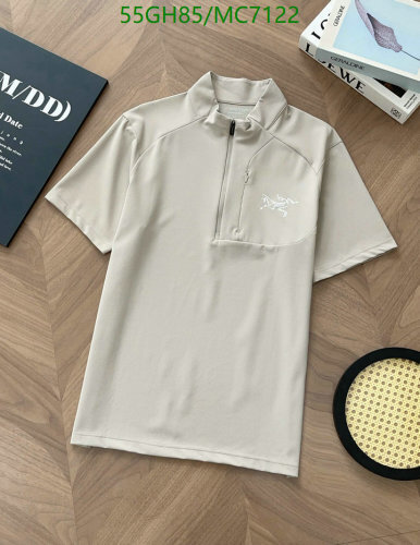 Arc'teryx Men's Half-Zip Short Sleeve T-Shirt, Casual Cotton Blend Top