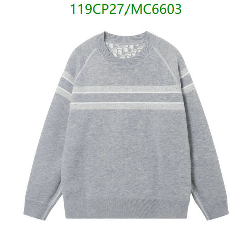 Dior Striped Cotton Blend Sweatshirt - Unisex, Comfortable, and Stylish