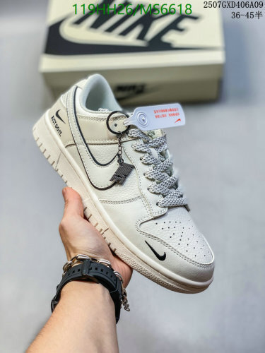 Nike Dunk Low Cream/Grey Sneakers, MS6618 - EU36-45 Unisex