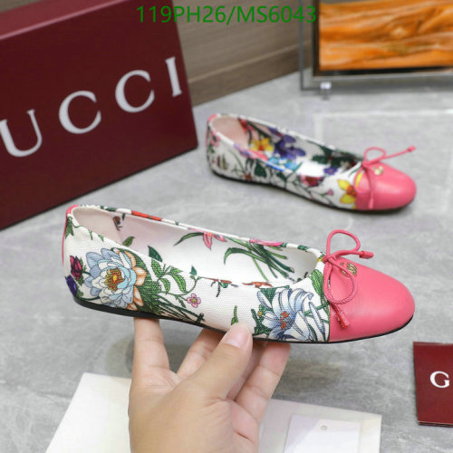 Gucci Women's Floral Print Leather Ballet Flats Pink, Size EU35-EU42