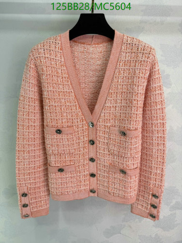Chanel Women's Pink Cotton-Wool Blend Knit Cardigan - Sizes S, M, L