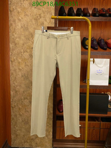 Prada Cotton Trousers - Classic Fit, Sizes 29-42, Versatile Style at $89