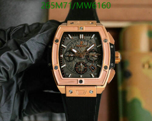 Hublot MW6160 Spirit of Big Bang Automatic 45mm Rose Gold Black Rubber Watch
