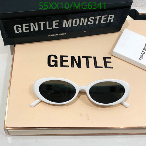 Gentle Monster MG6341 White Frame Sunglasses - Stylish and Protective Eyewear