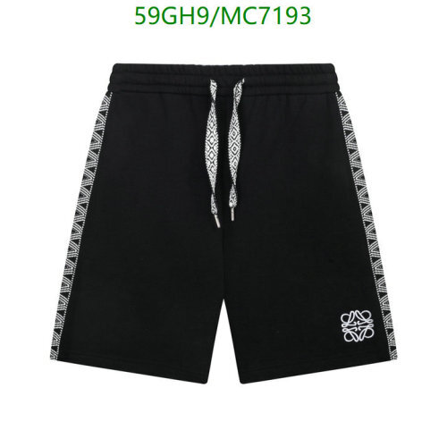 Loewe Men's Black Cotton Shorts with Patterned Side Detail | XS-L 7 Loewe Men's Black Cotton Shorts with Patterned Side Detail | XS-L