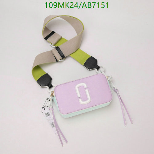 Marc Jacobs Snapshot Bag Lilac Multi Crossbody Cowhide Leather, 18.5*10.5*6cm