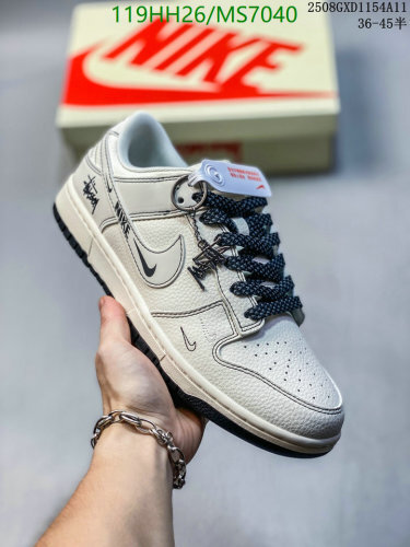 Nike Dunk Low x Stüssy Fossil Sneakers, Unisex Shoes, EU36-45