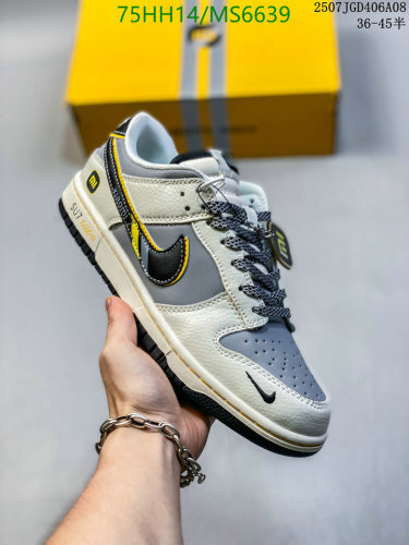 Nike Dunk Low Grey & White Unisex Sneakers MS6639 - EU36-45