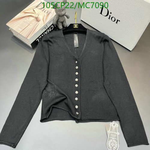 Diorr Women's Black V-Neck Cardigan with Embellished Buttons - Sizes S-L