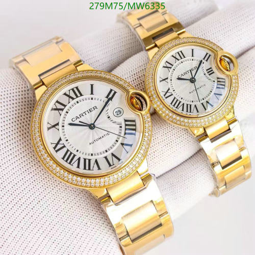 Cartier Ballon Bleu Gold Watch, 33/42mm, Mechanical Movement, Sapphire Glass