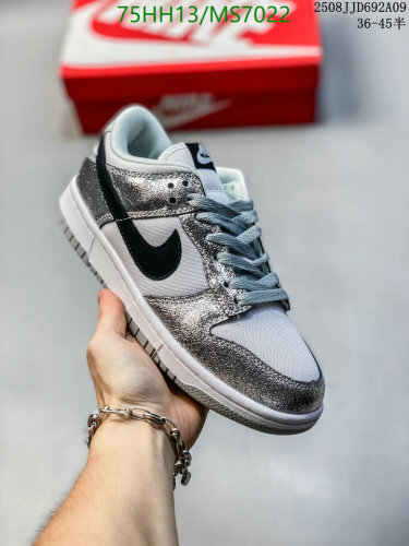 Nike Dunk Low Women's Shoes - Silver/Black - MS7022 - EU36-45
