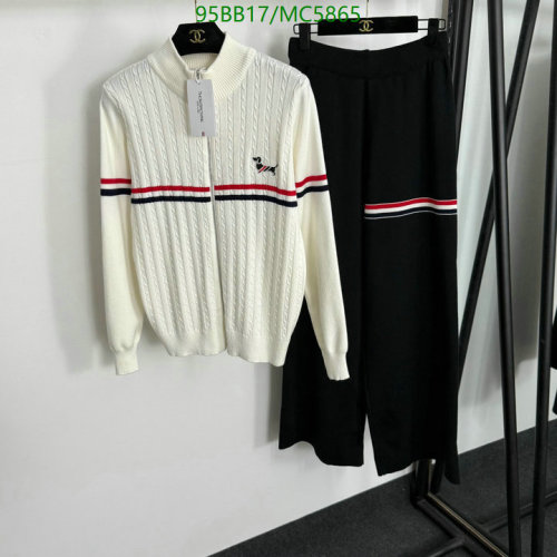 Thom Browne Women's Knitwear Set - Cardigan and Pants, Striped Detail