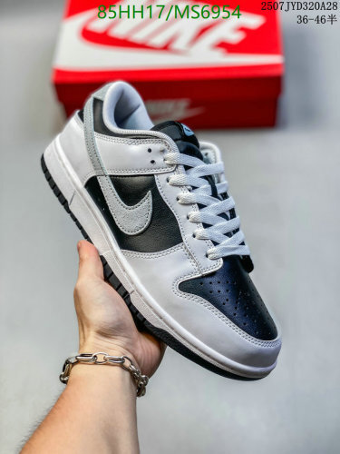 Nike Dunk Low Retro Black White Grey Unisex Shoes MS6954 EU36-46