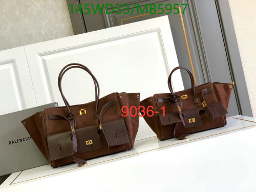 Balenciagaa Bag: Genuine Leather Tote with Dual Sizes - MB5957
