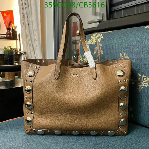Valentino Garavani Large Studded Leather Tote Bag - CB5616 - 46 x 34 x 18cm