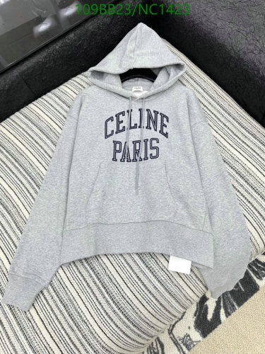 Celine Paris Cotton Hoodie, Casual Pullover Sweatshirt, Sizes S-L