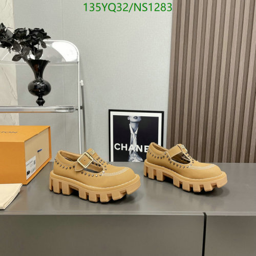 Louis Vuitton Women's NS1283 Mary Jane Platform Shoes - Cowhide & Lambskin