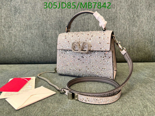 Valentino Garavani Stud Sign Shoulder Bag - Exquisite Crystal Embellishments