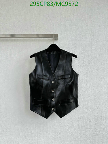 Chanell Black Leather Vest - Stylish Sleeveless Top for Women, Size S-M-L