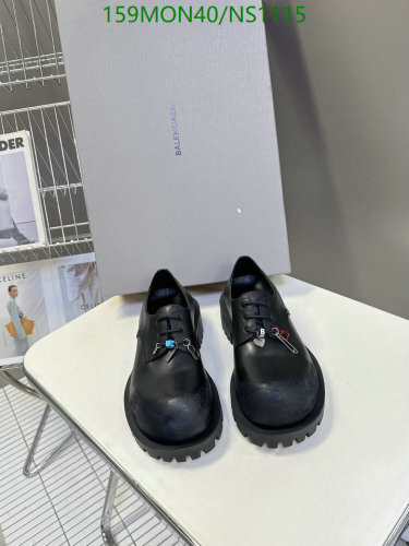 Balenciaga Women's Derby Shoes in Black Leather with Charm Details 7 Balenciaga Women's Derby Shoes in Black Leather with Charm Details